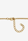 Gold-Plated Filigree Butterfly Two-Tone 9’ Ankle Bracelet 9" Plus Extender, , on-hover image number null