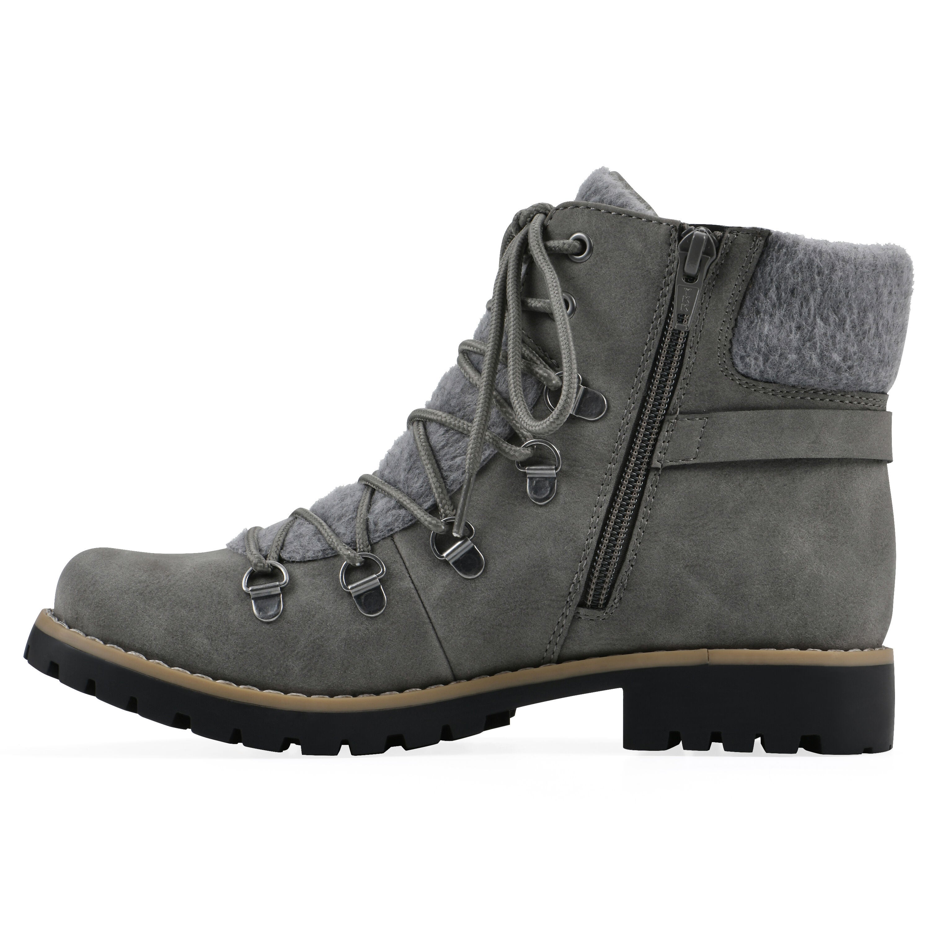 Pioneer Lace-Up Bootie, GREY NUBUCK, alternate image number 3