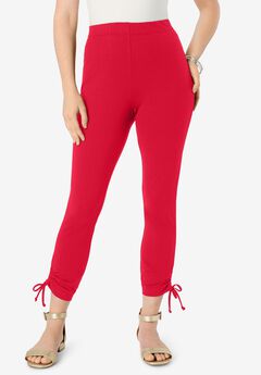 Lace-Up Capri Leggings