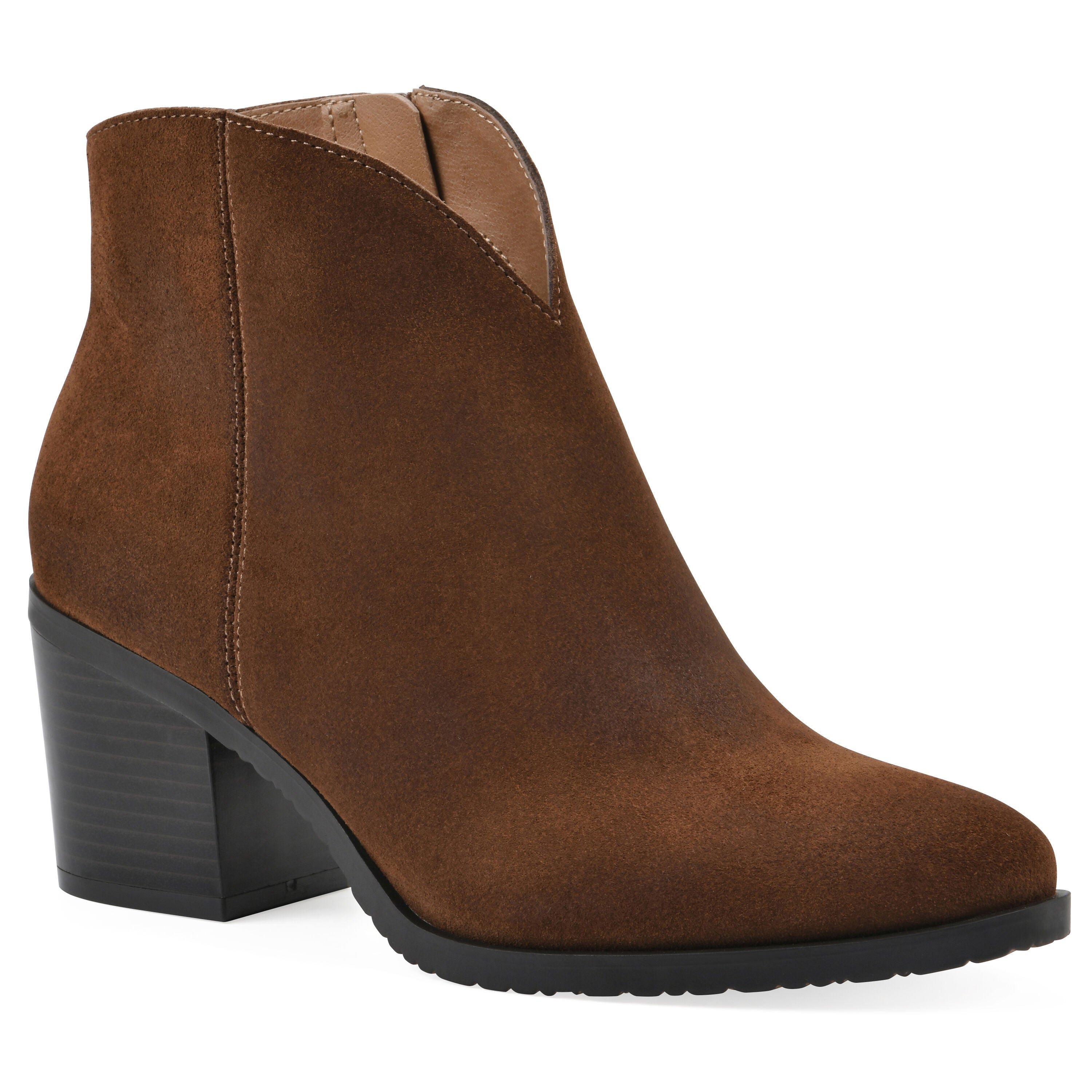 Tattle Heeled Bootie, HAZEL SUEDE, hi-res image number 0