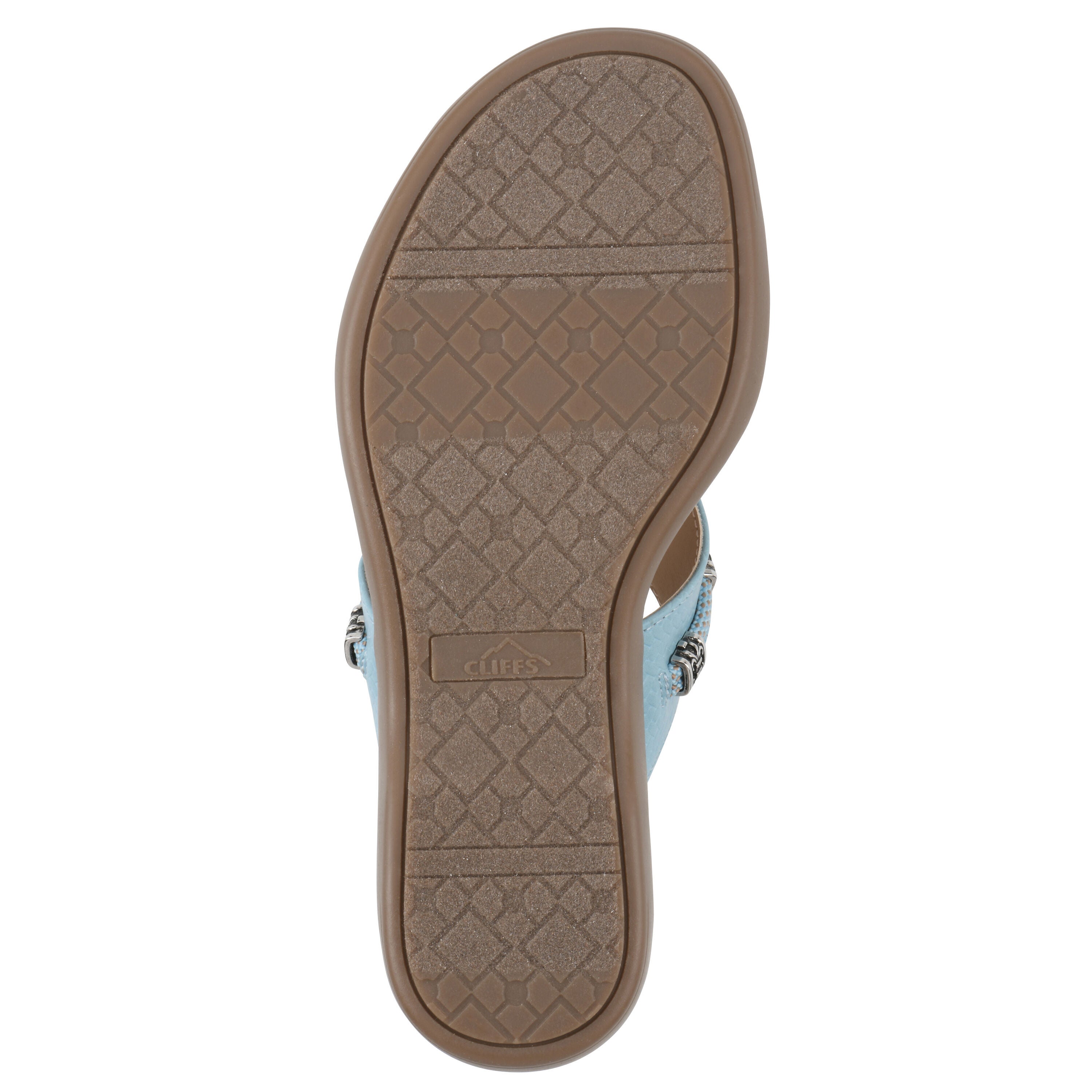 Bainah Thong Sandal, TURQUOISE WOVEN, alternate image number 5