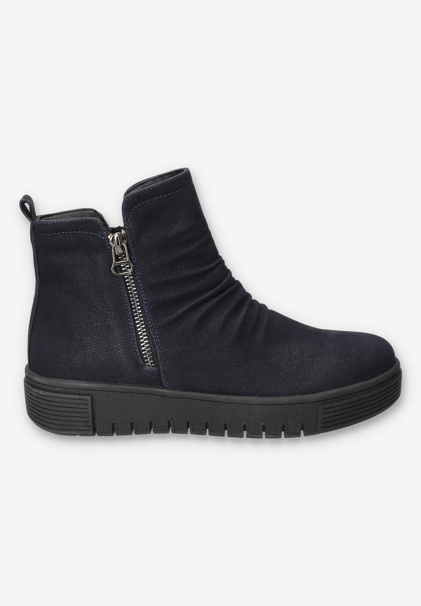 Estella Slip-Resistant Ankle Boot, NAVY, alternate image number 2