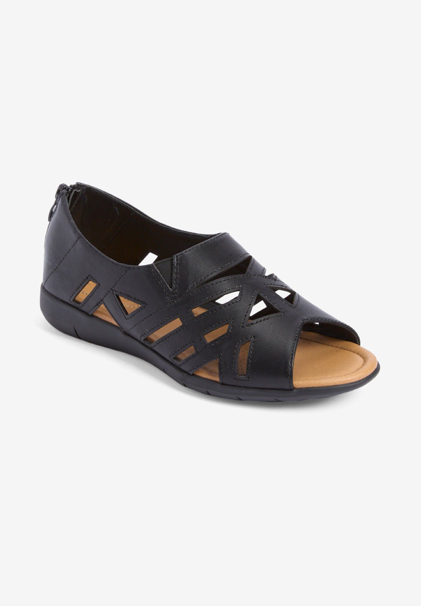 LYMPIA GLADIATOR SANDAL IN CALFSKIN BLACK main image 1