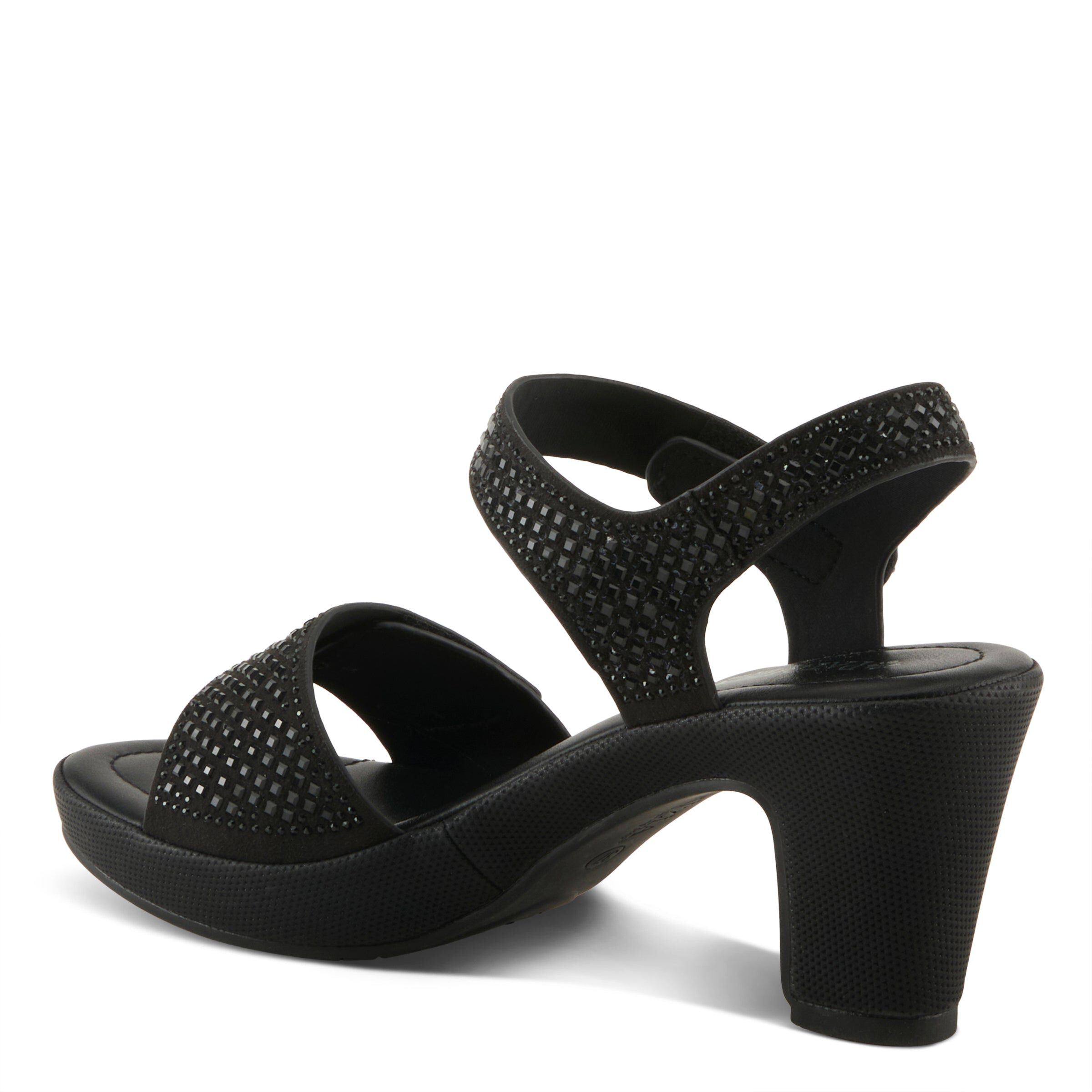 Shine Slingback Sandal, BLACK, alternate image number 6