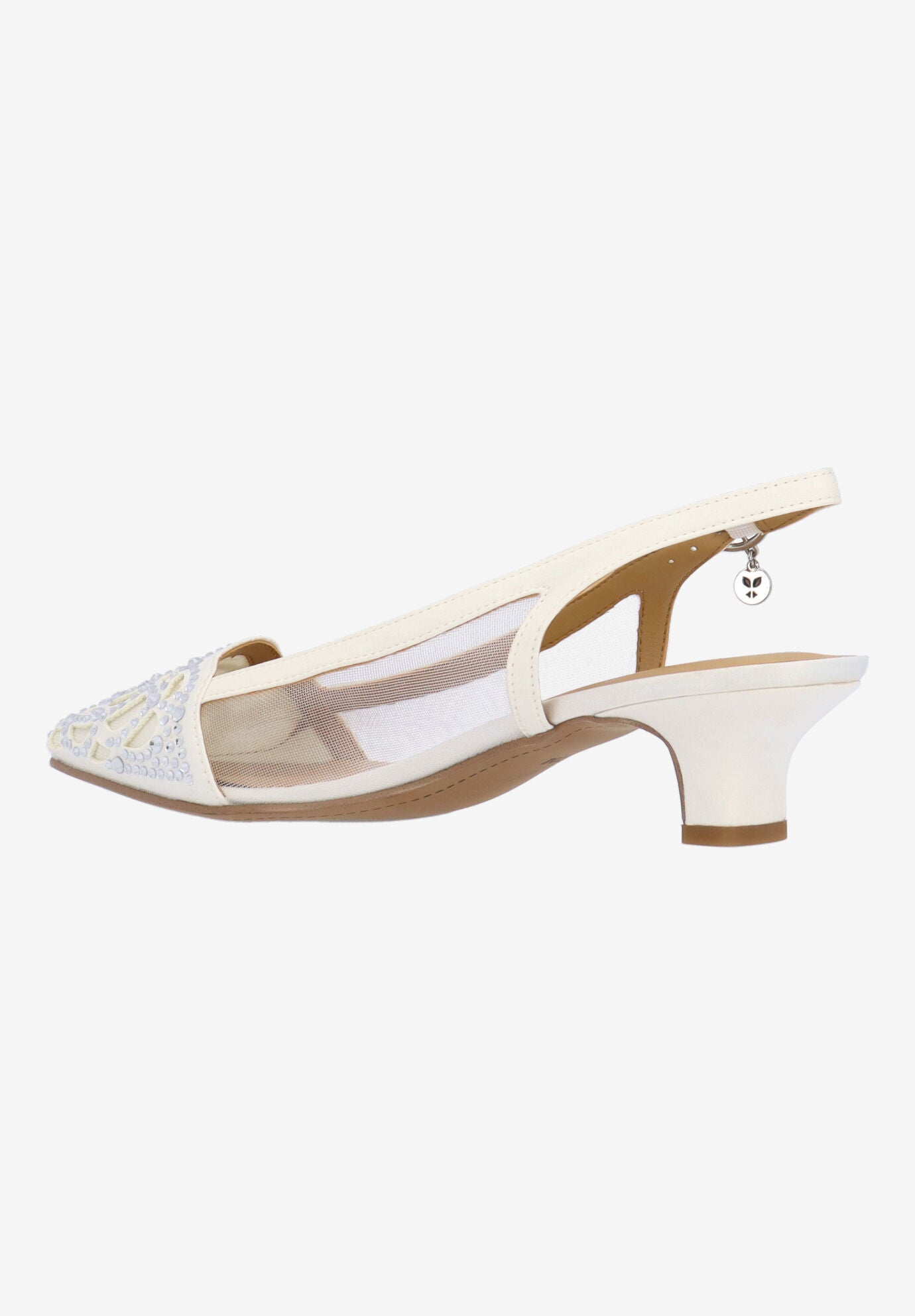 Elsinora Sling Back Pump, WHITE, alternate image number 5