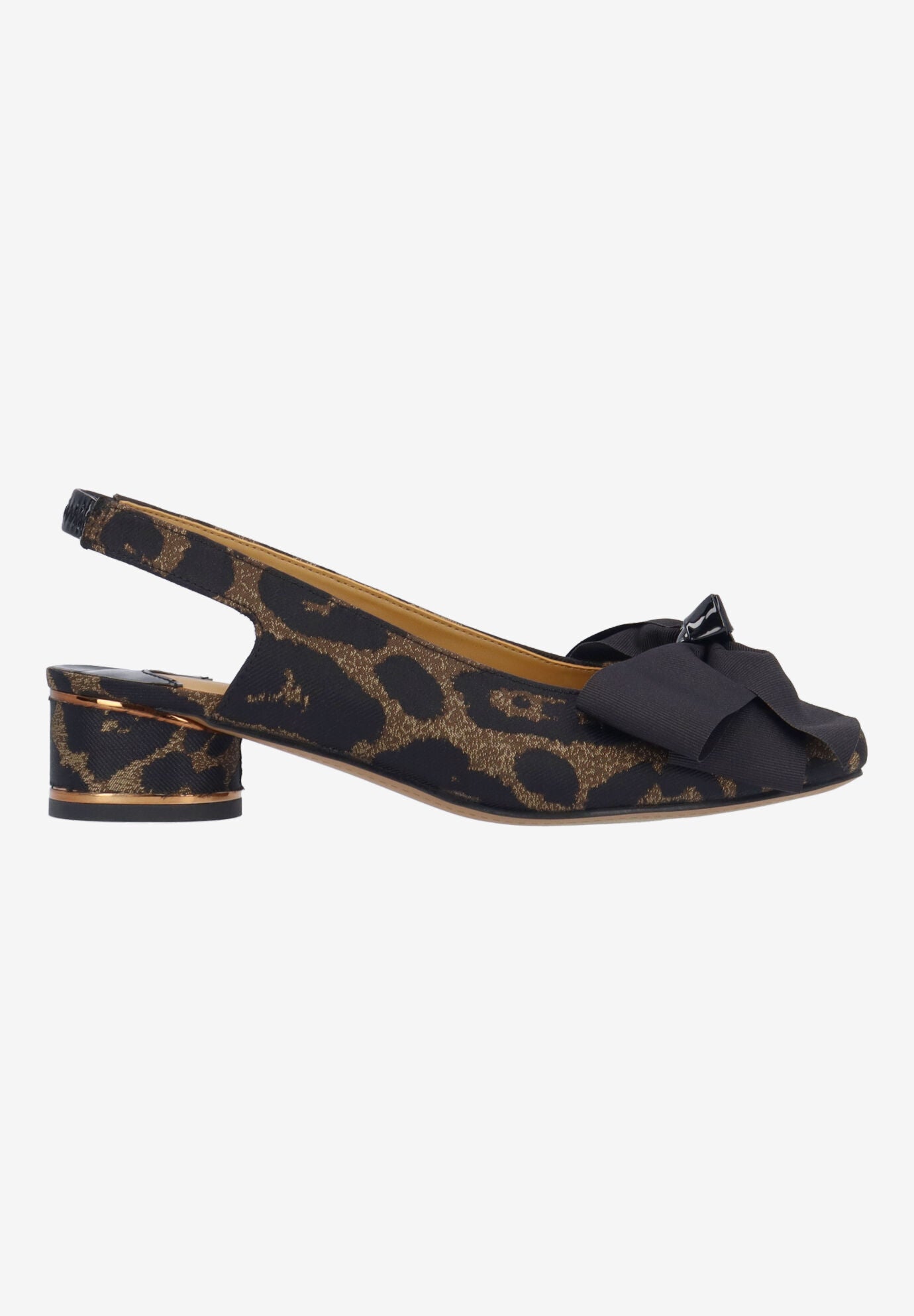 Lazule Sling Back Pump, BROWN BLACK, alternate image number 3