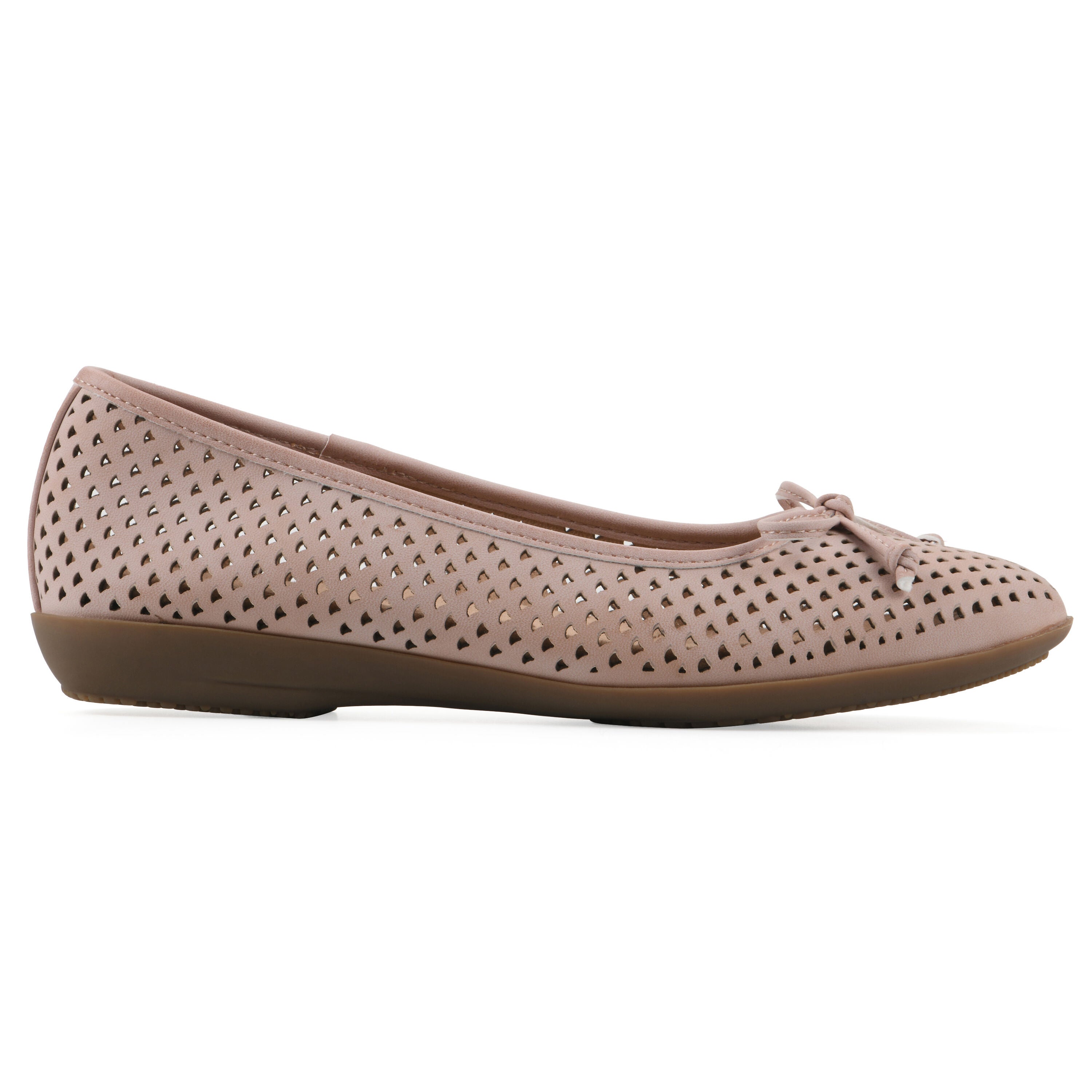 Carris Ballet Flat, DUSTY PINK SMOOTH, alternate image number 2