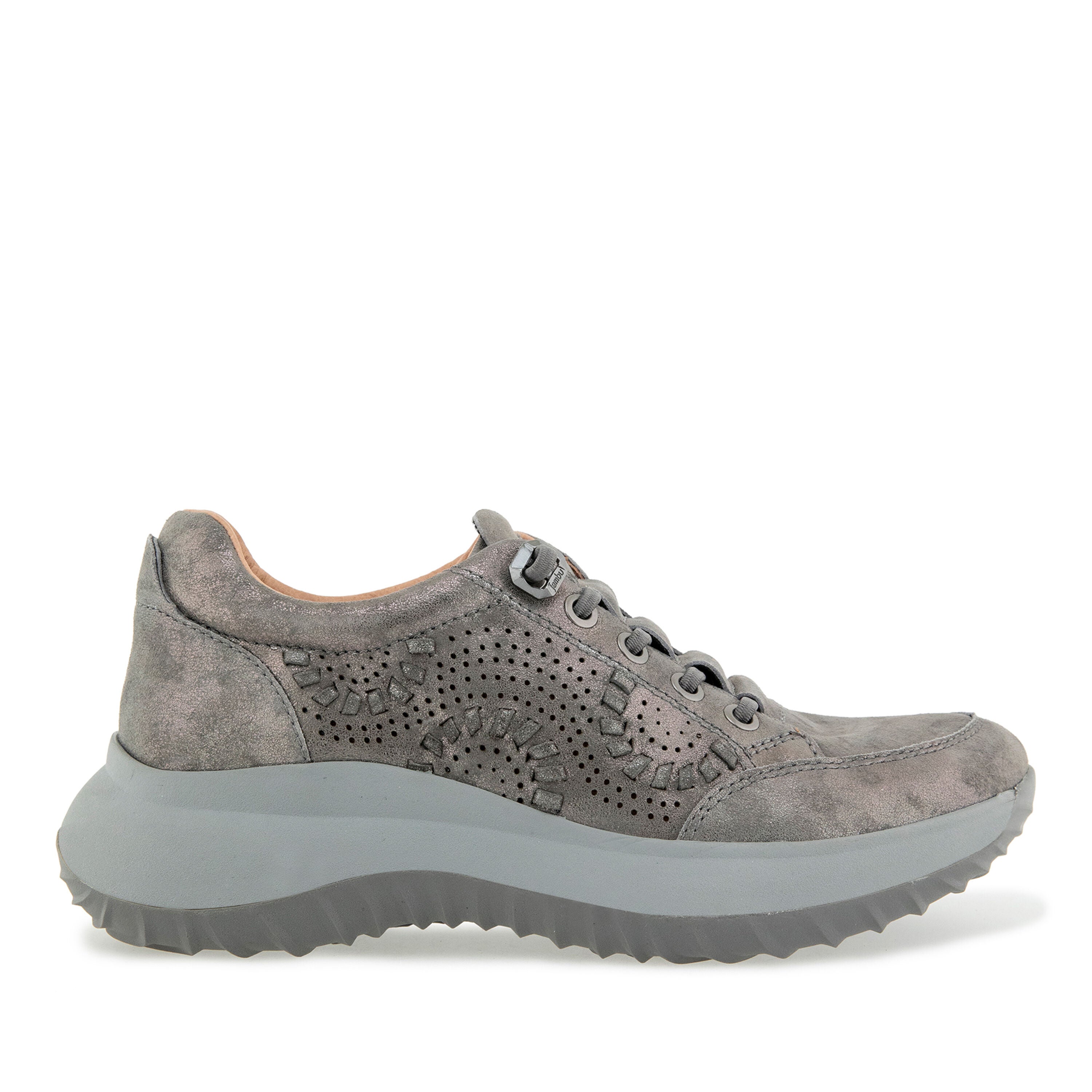 Ginny Casual Sneaker, PEWTER, alternate image number 2