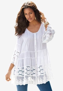 Plus Size Oversized Tops