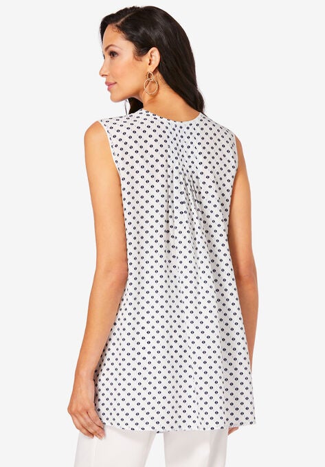 Pleated Tank, , on-hover image number null