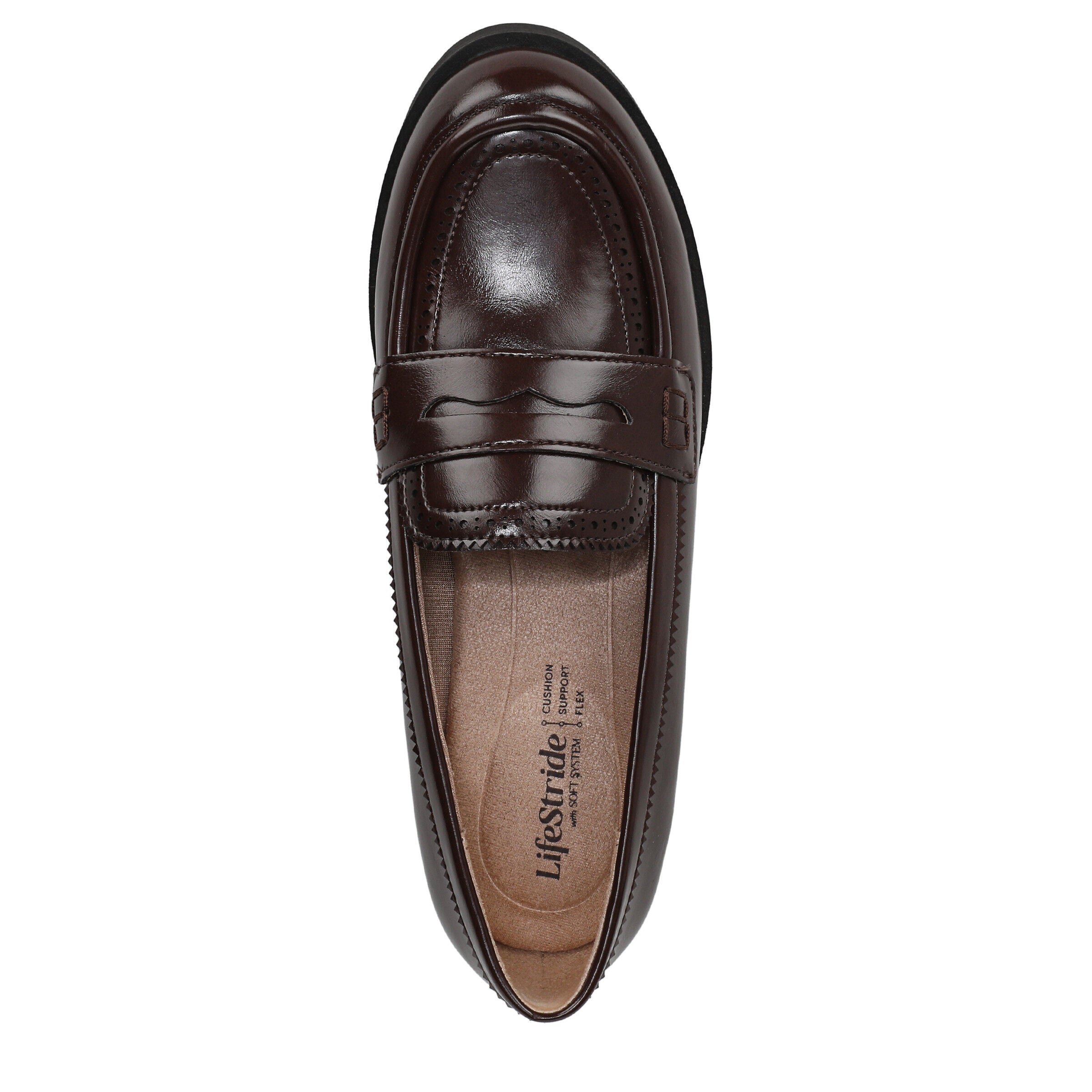 London 3 Pennyloafer, COGNAC BROWN, alternate image number 6
