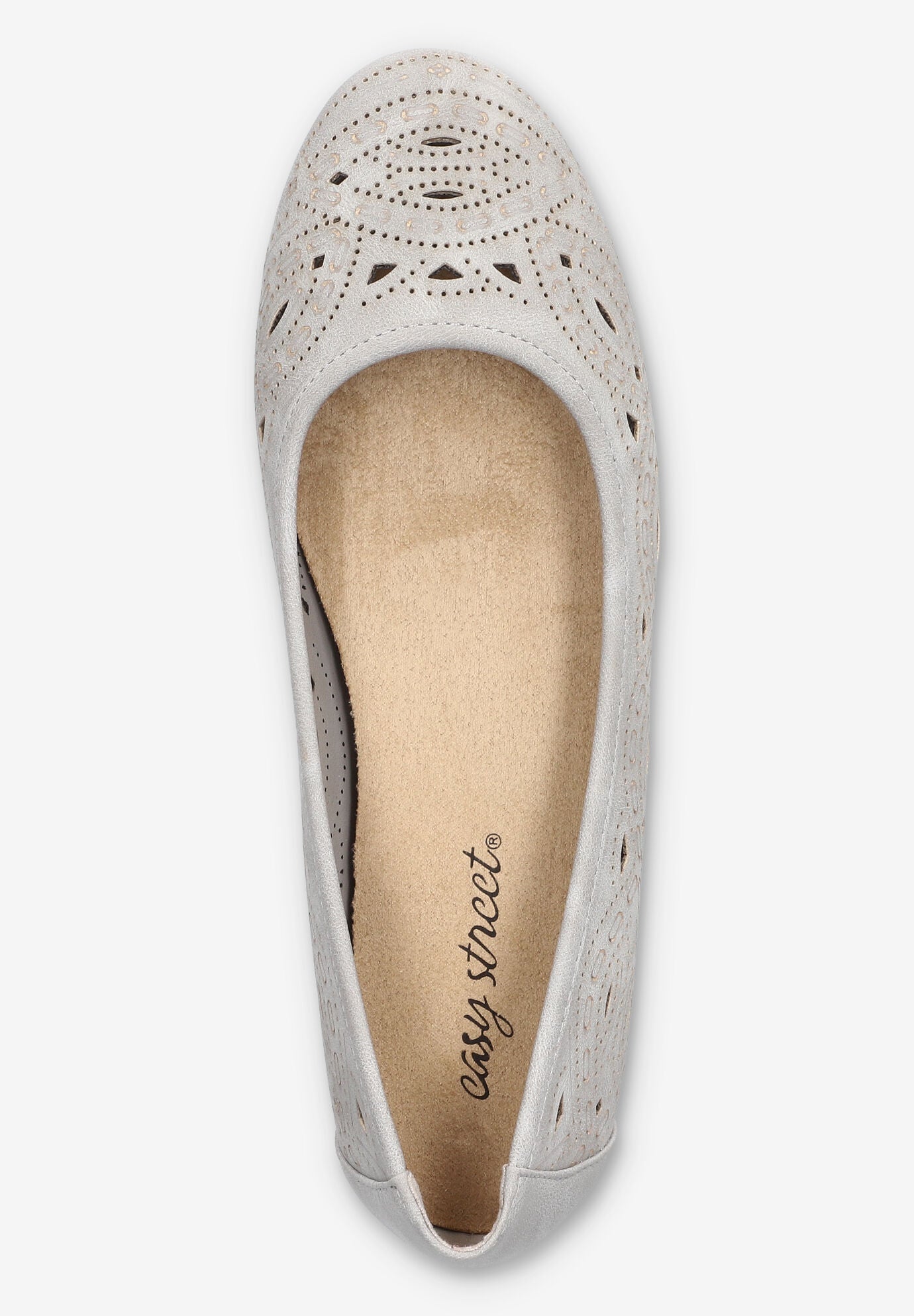 Jackie Ballet Flat, GREY, alternate image number 6