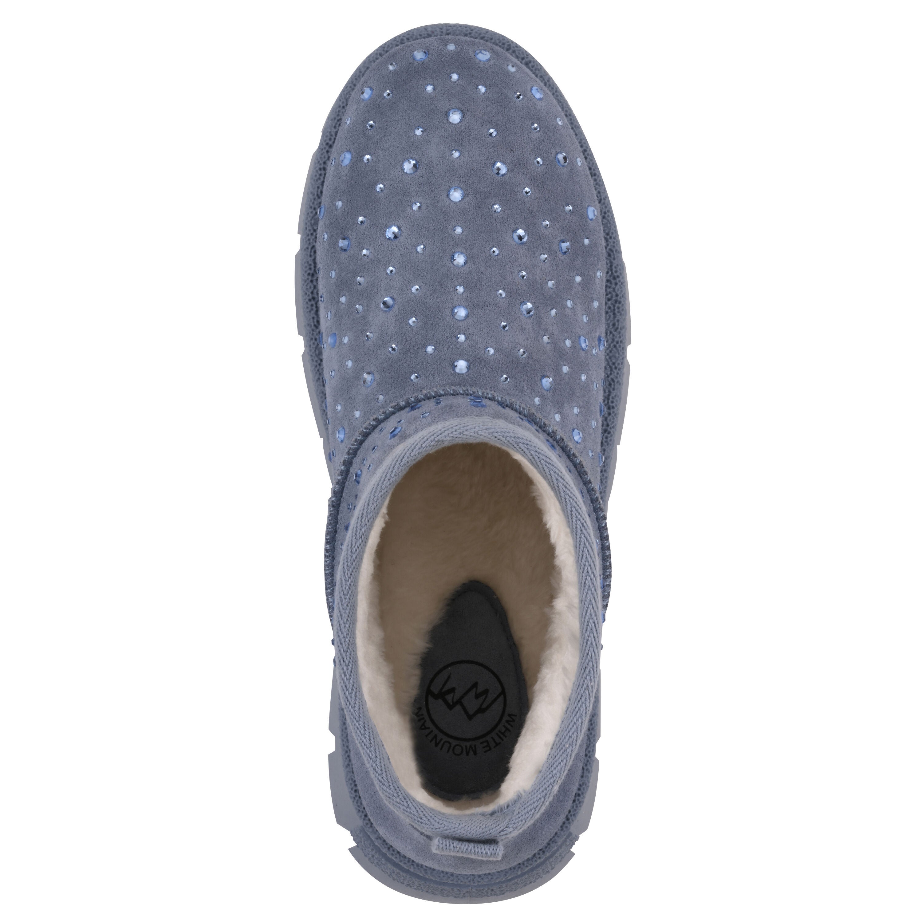 Tomas Faux Fur Bootie, LIGHT BLUE, alternate image number 4