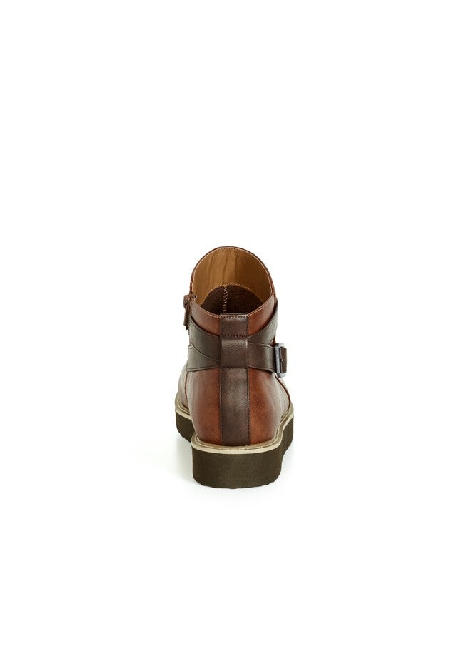 WIDE FIT Valentina Ankle Boot, BROWN, alternate image number 2