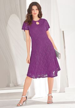 Keyhole Lace Dress