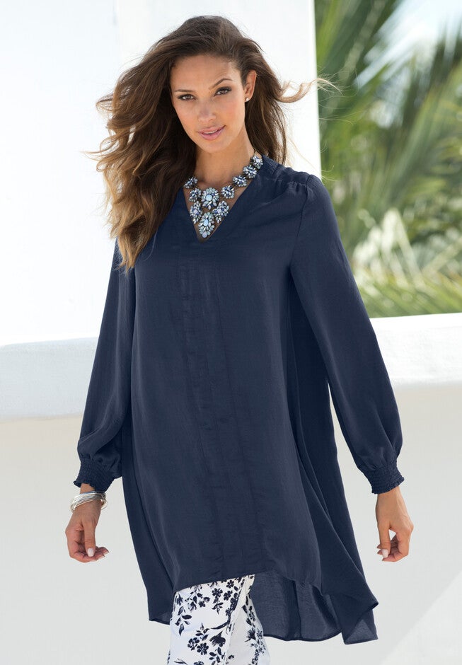Celine High-Low Tunic, , alternate image number null