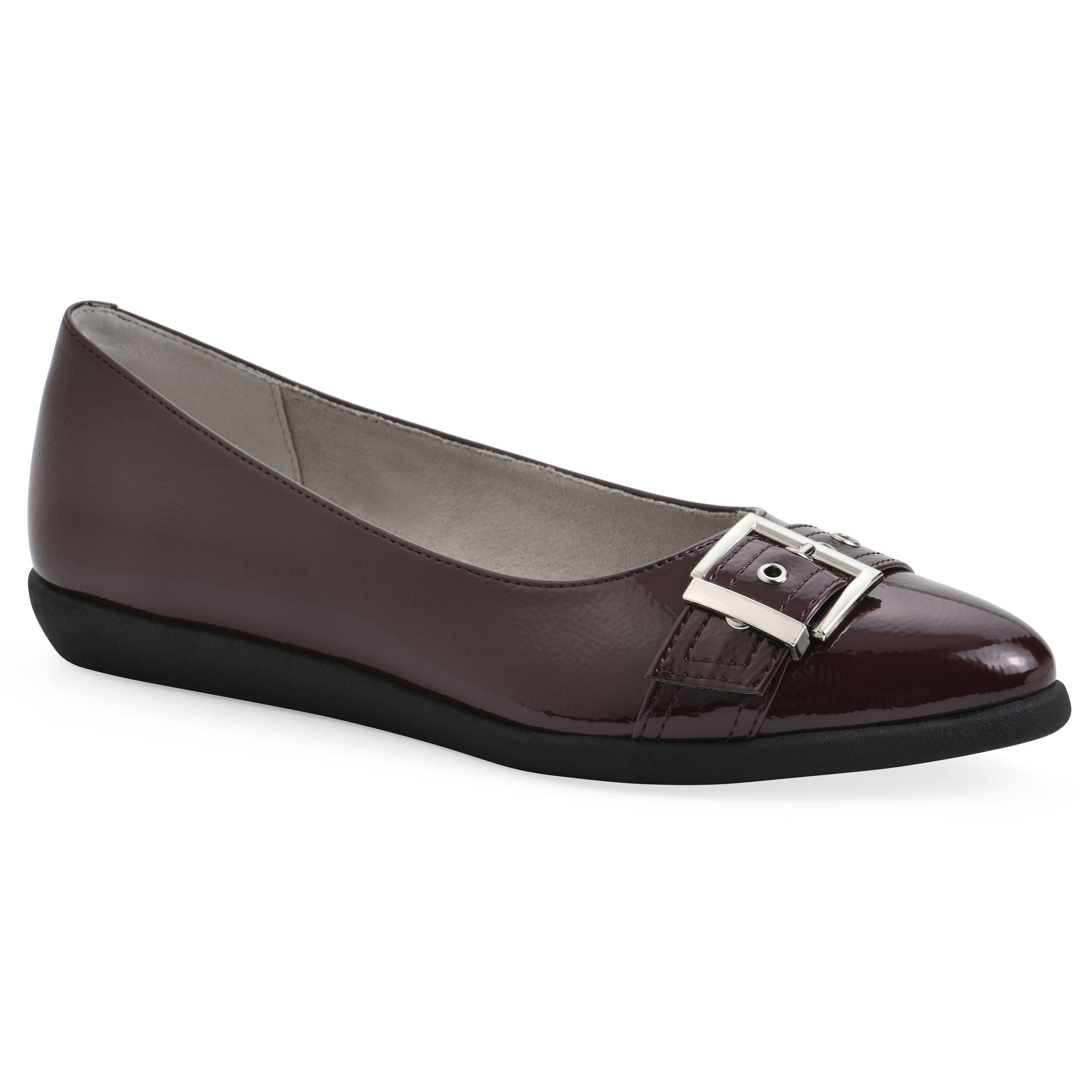 Miliani Ballet Flat, OXBLOOD PATENT, hi-res image number 0