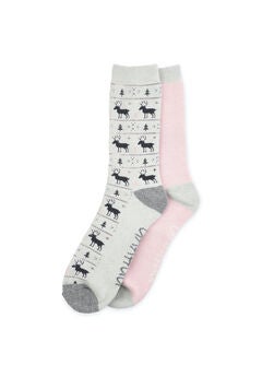 2 Pack Super Soft Midweight Cushioned Thermal Socks