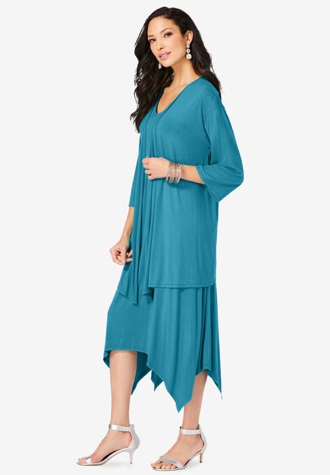 Relaxed Jacket Dress Set, , alternate image number null