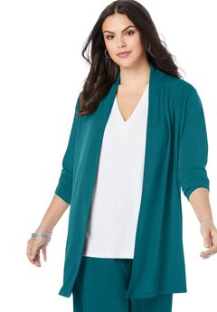 Ultrasmooth® Fabric Long Sleeve Cardigan