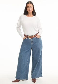 Ribbed Crewneck Top