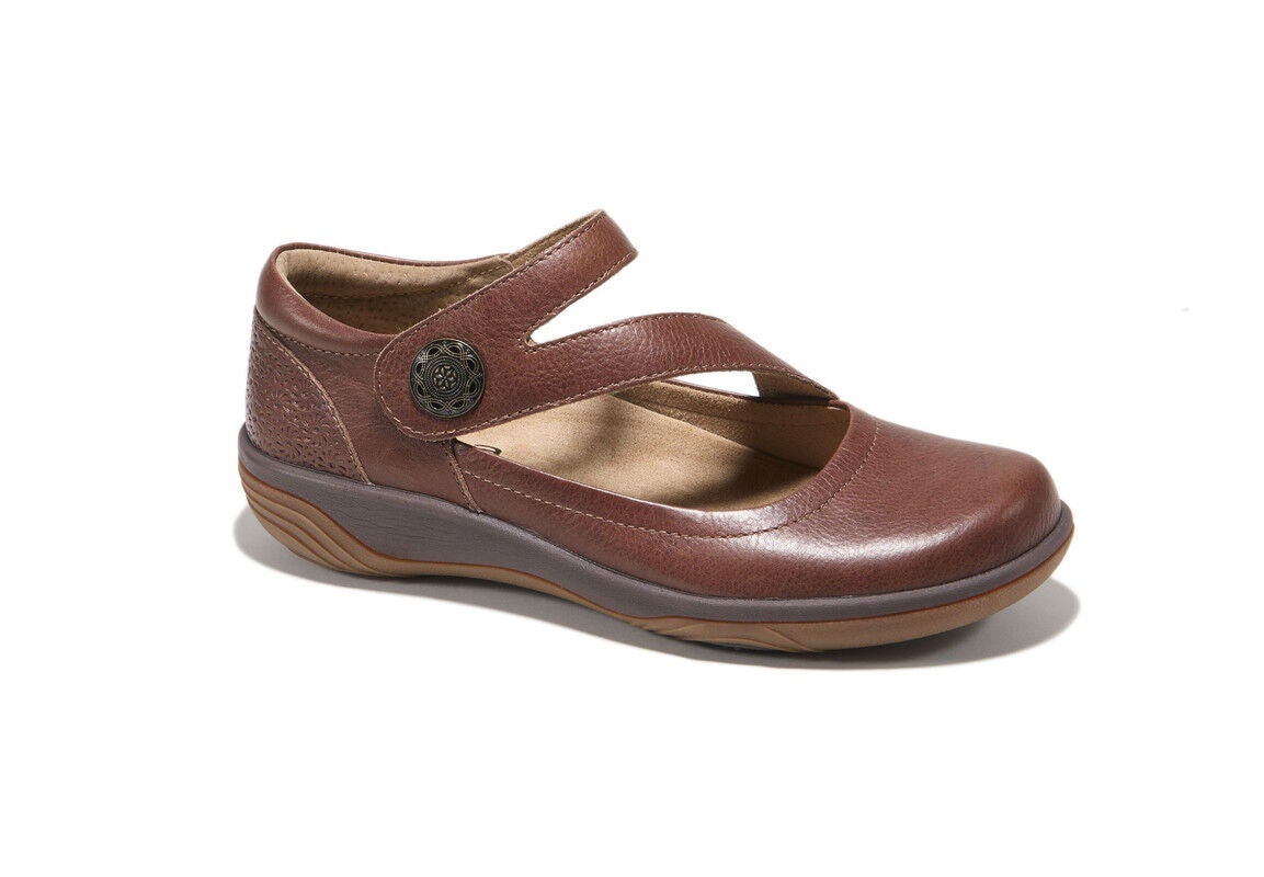 Ava Slip-On Flat, BROWN, alternate image number 2