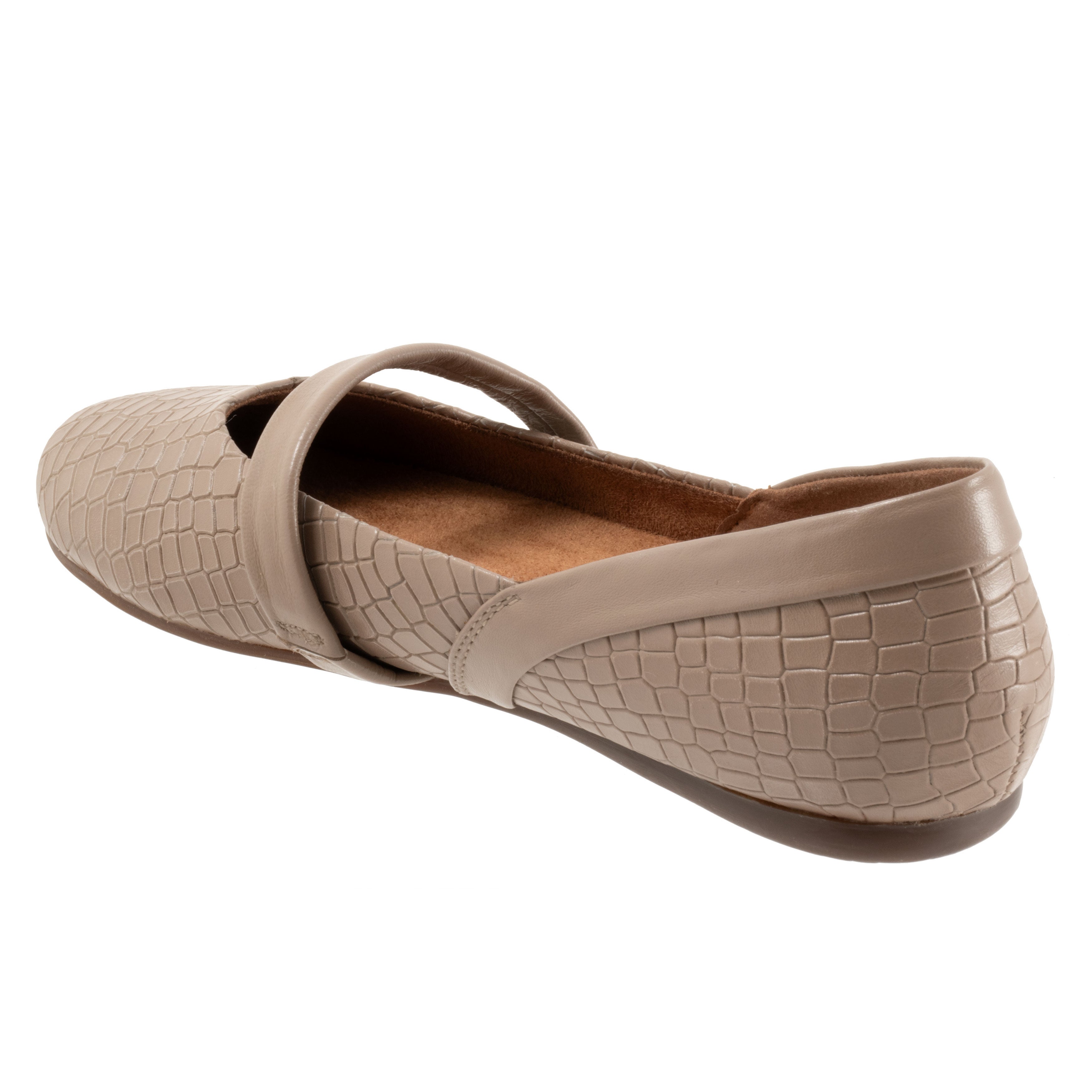 Samara Flat, DARK TAUPE CROCO, on-hover image number 1