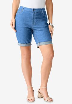 Plus Size 24/7 Stretch Cuffed Short