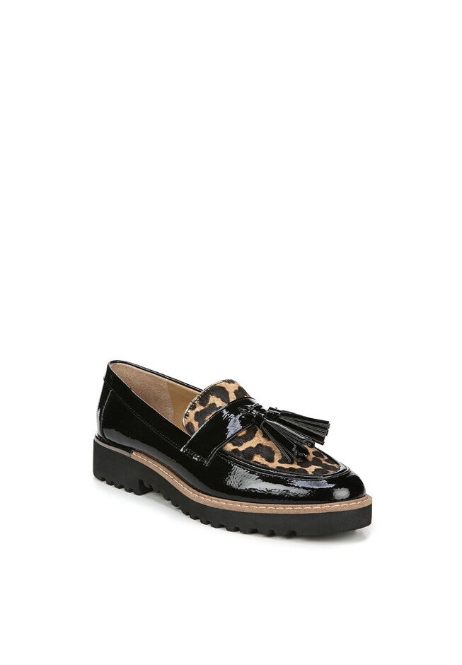 Carolynn Loafer , BLACK CAMEL LEOPARD, hi-res image number null