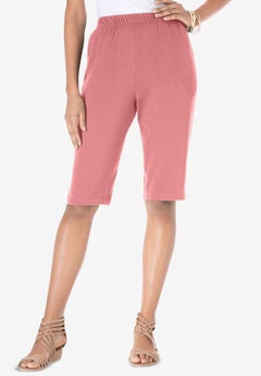 Plus Size Lightweight Shorts