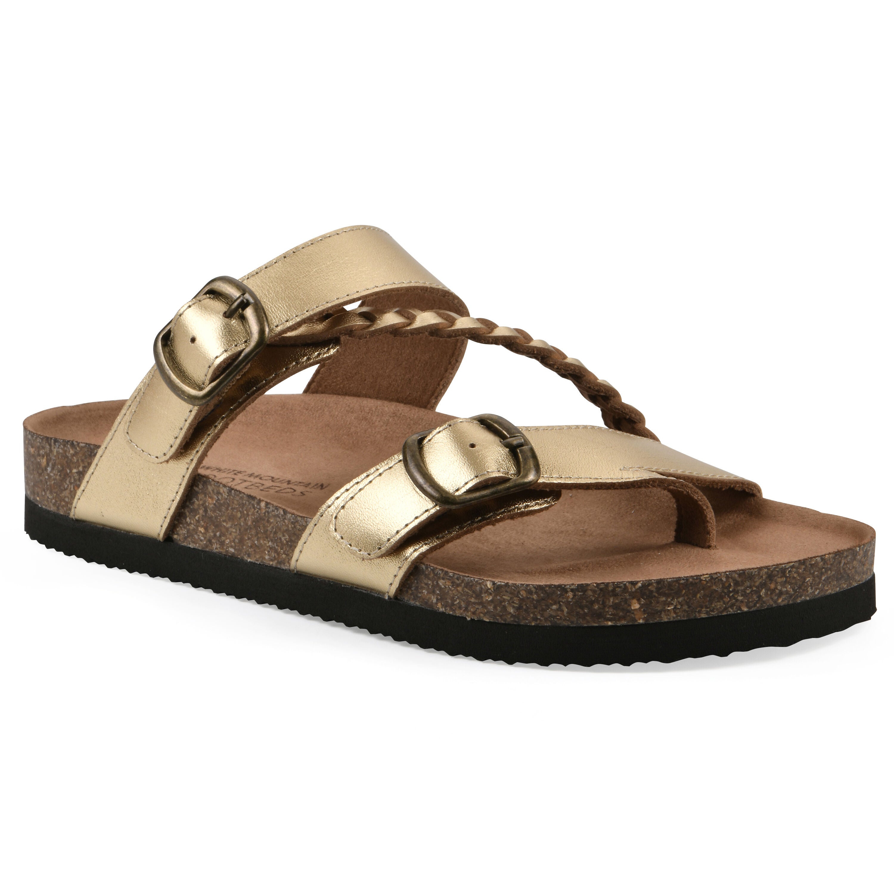 Hammy Footbeds Sandal, GOLD LEATHER, hi-res image number 0