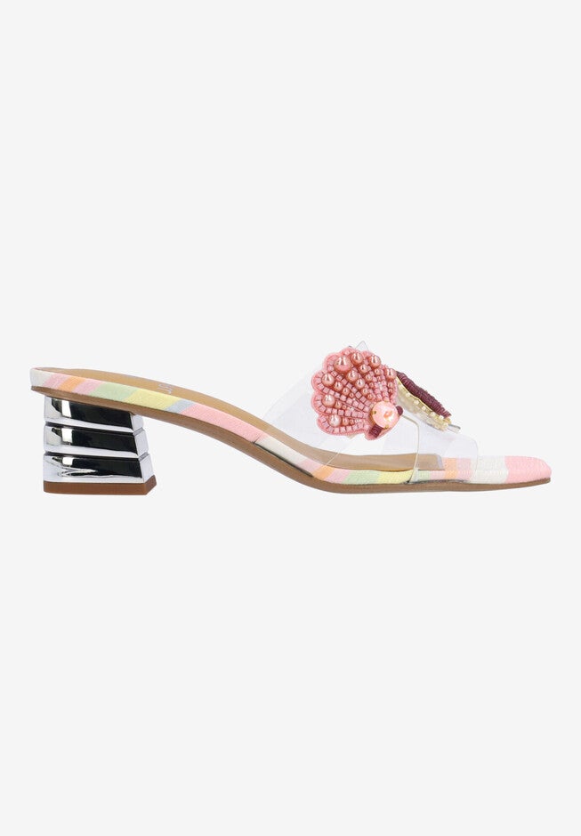 Seeshell Slip-On Sandal, CLEAR PASTEL, alternate image number 4