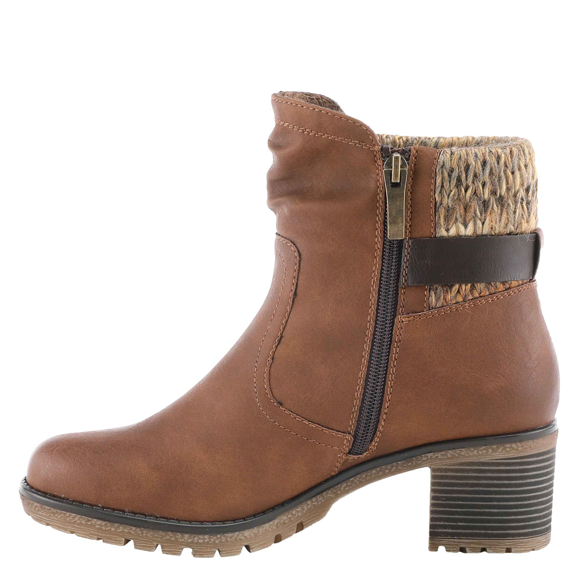 Rene Booties, BROWN, alternate image number 2