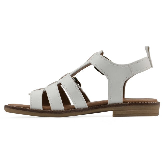 Mayday Gladiator Sandal, WHITE SMOOTH, alternate image number 3