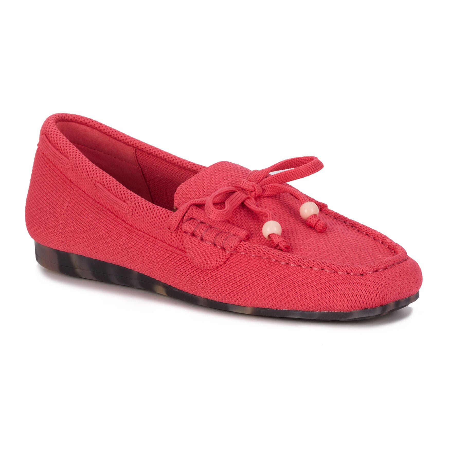 Neve Flat Knit Moccasin, PINK KNIT, hi-res image number 0
