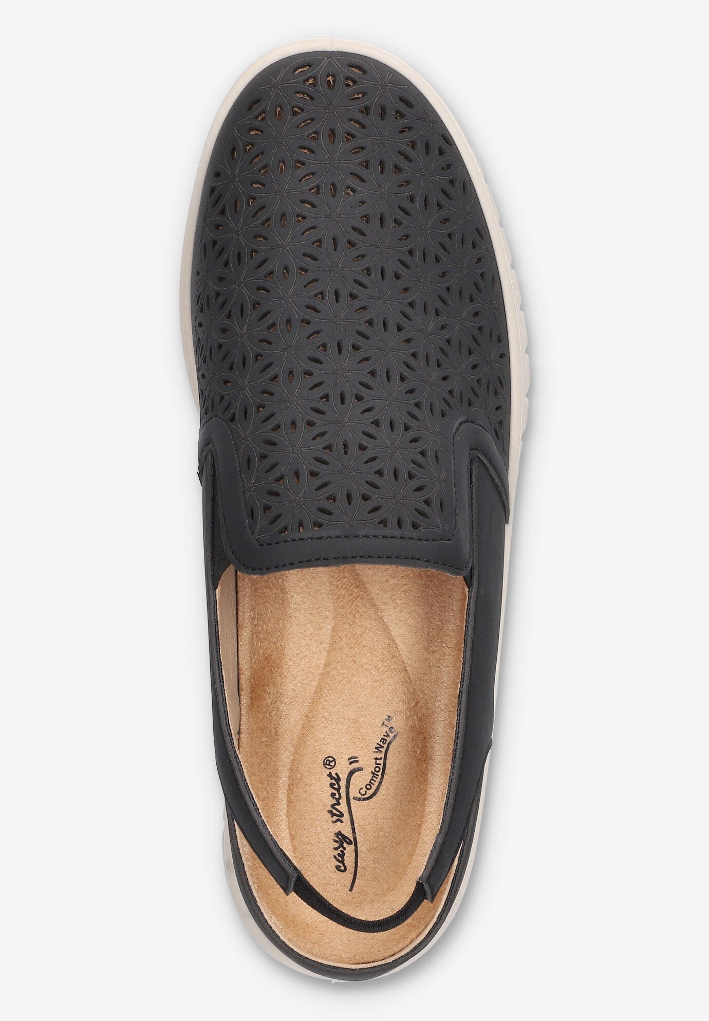 Petal Comfort Wedge, BLACK, alternate image number 6