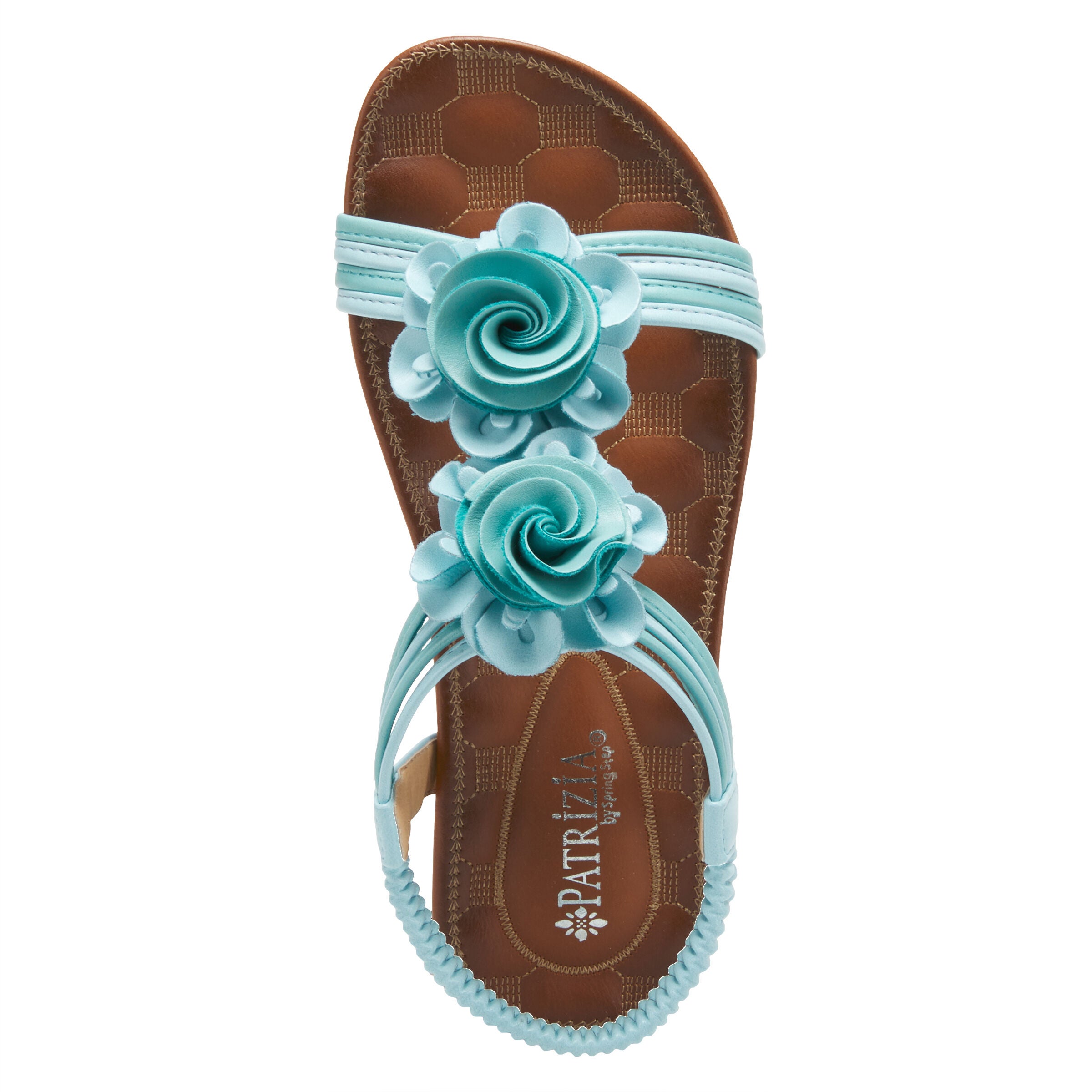 Nectarine T-Strap Thong Sandal, TURQUOISE MULTI, alternate image number 3