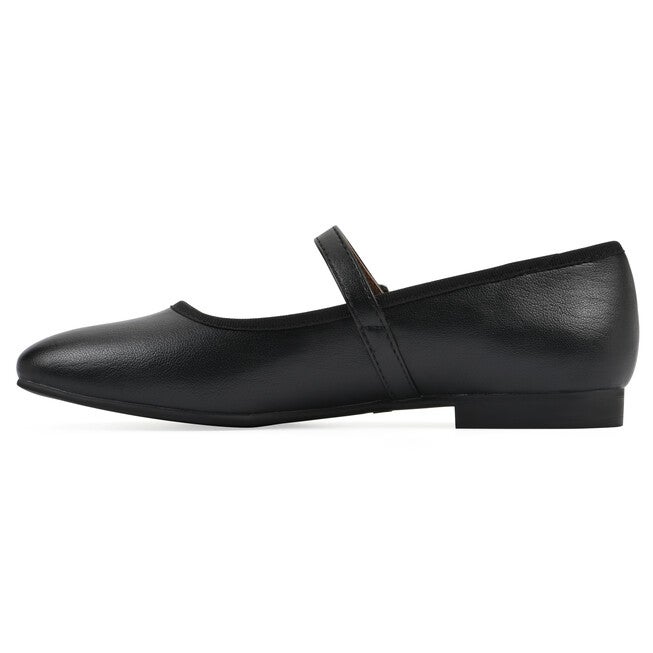Boch Mary Jane Flat, BLACK SMOOTH, alternate image number 3