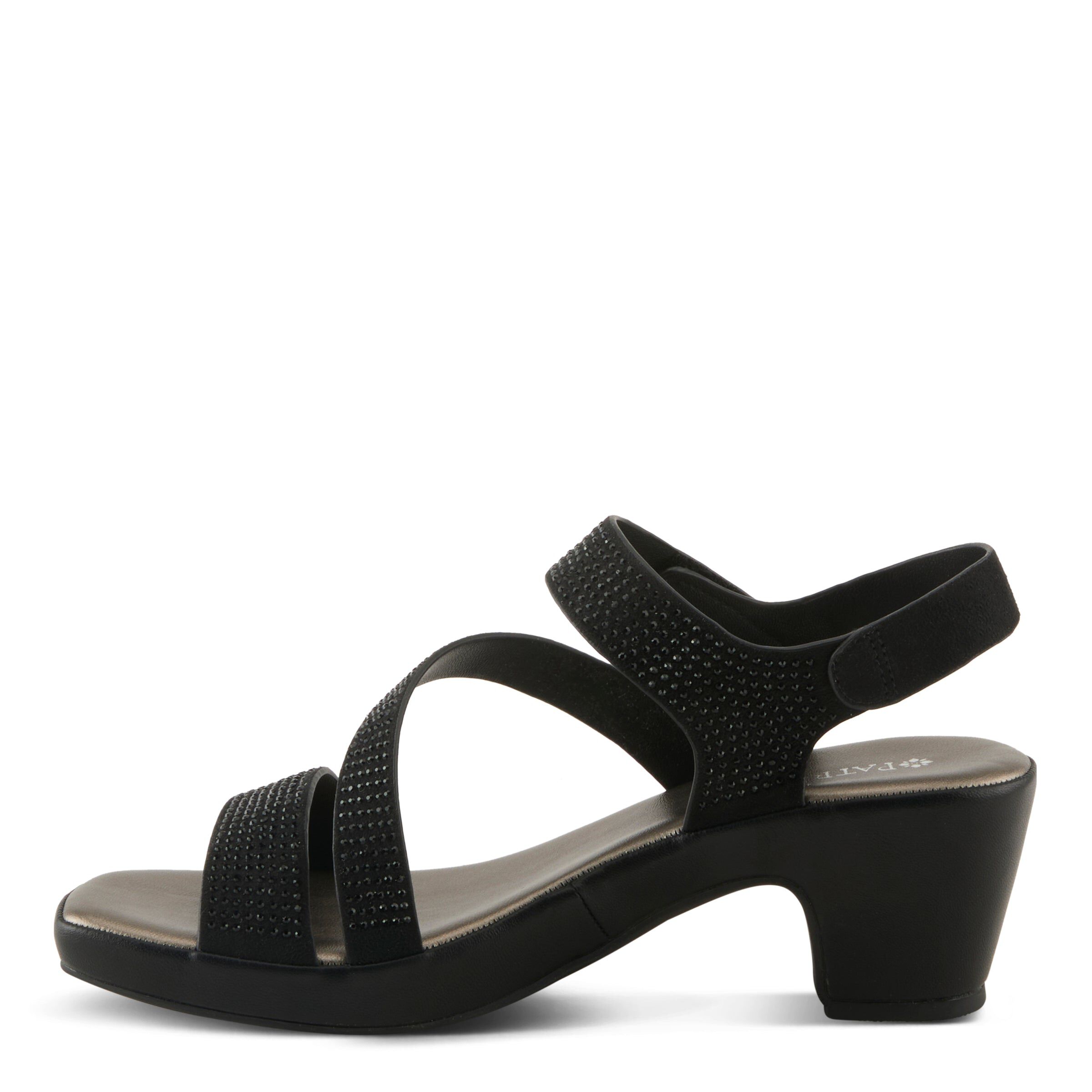 Yadiel Slingback Sandals, BLACK, alternate image number 2