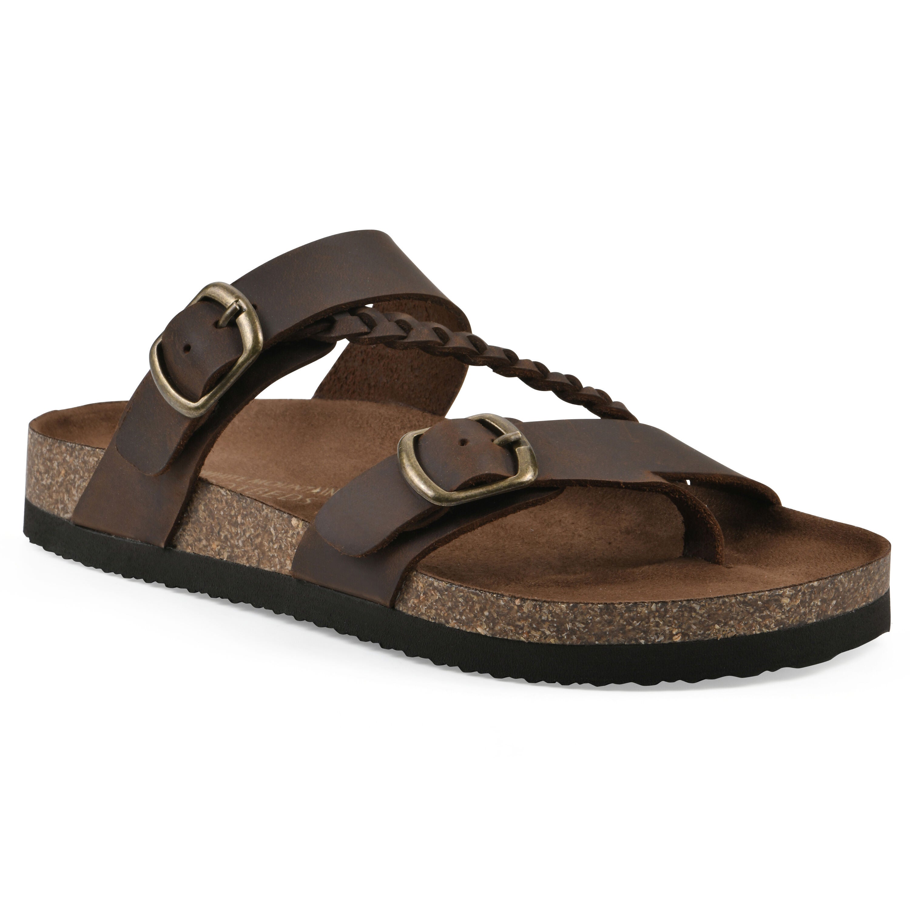 Hammy Footbeds Sandal, BROWN LEATHER, hi-res image number 0