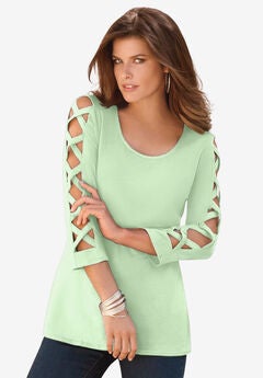 Lattice Sleeve Ultimate Tee