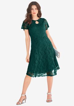 Keyhole Lace Dress