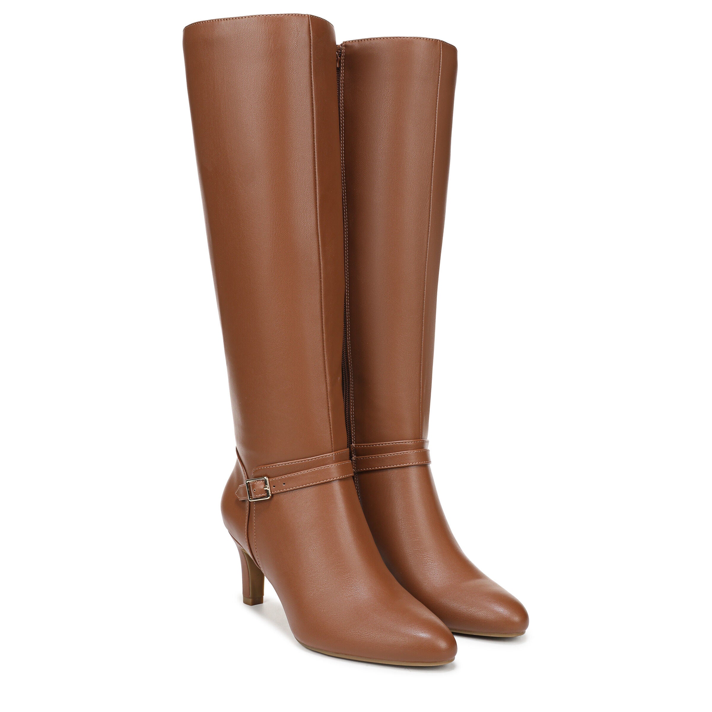 Glenore Wide Calf Knee High Boot, CARAMEL, alternate image number 2