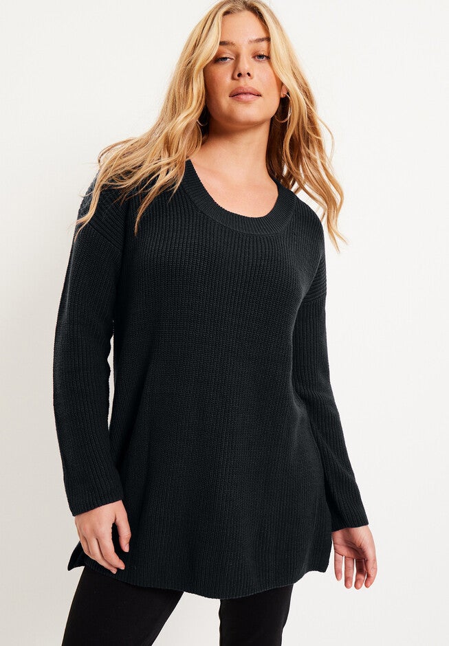 Scoopneck Sweater, , alternate image number null