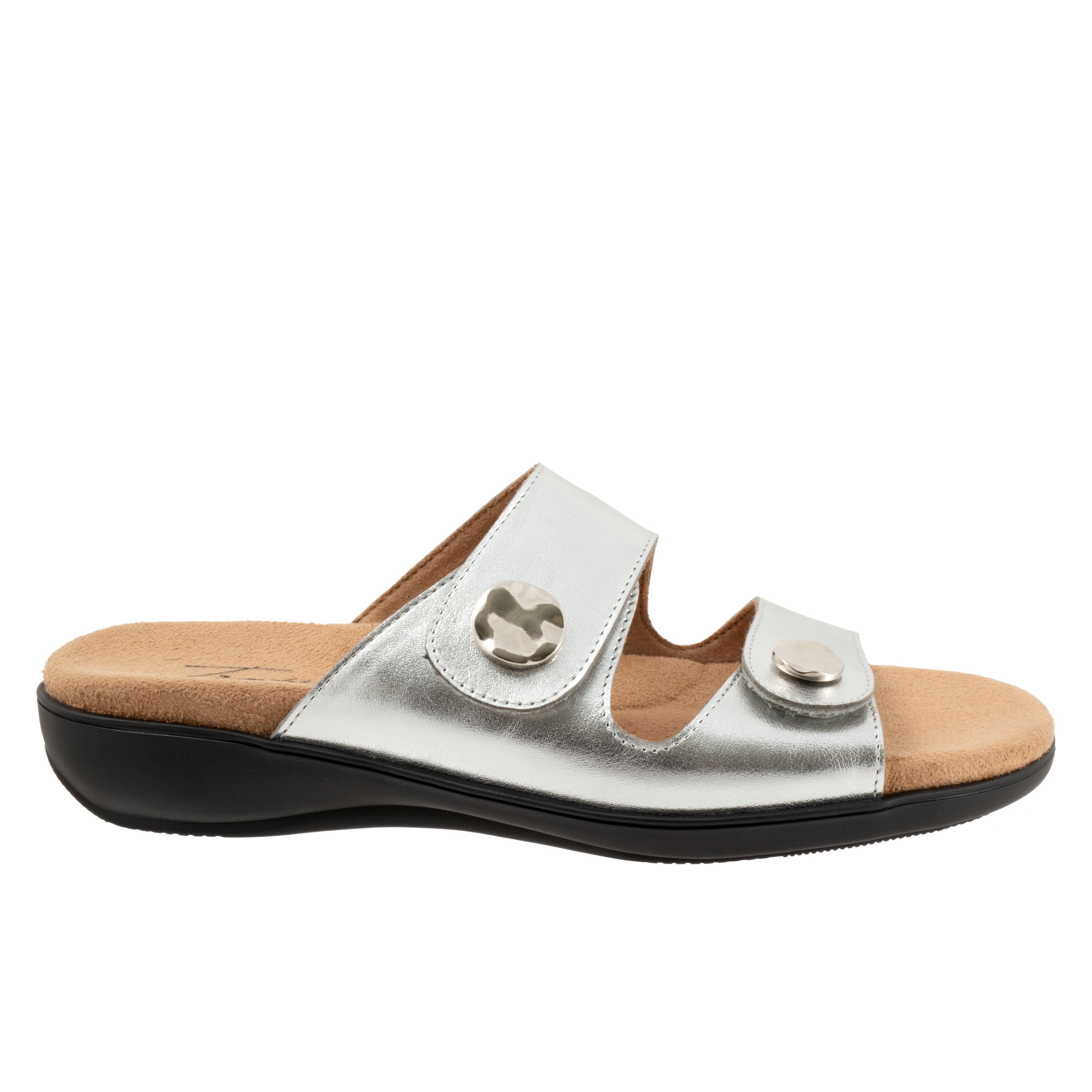 Ruthie Metallic Sandal, SILVER, alternate image number 4