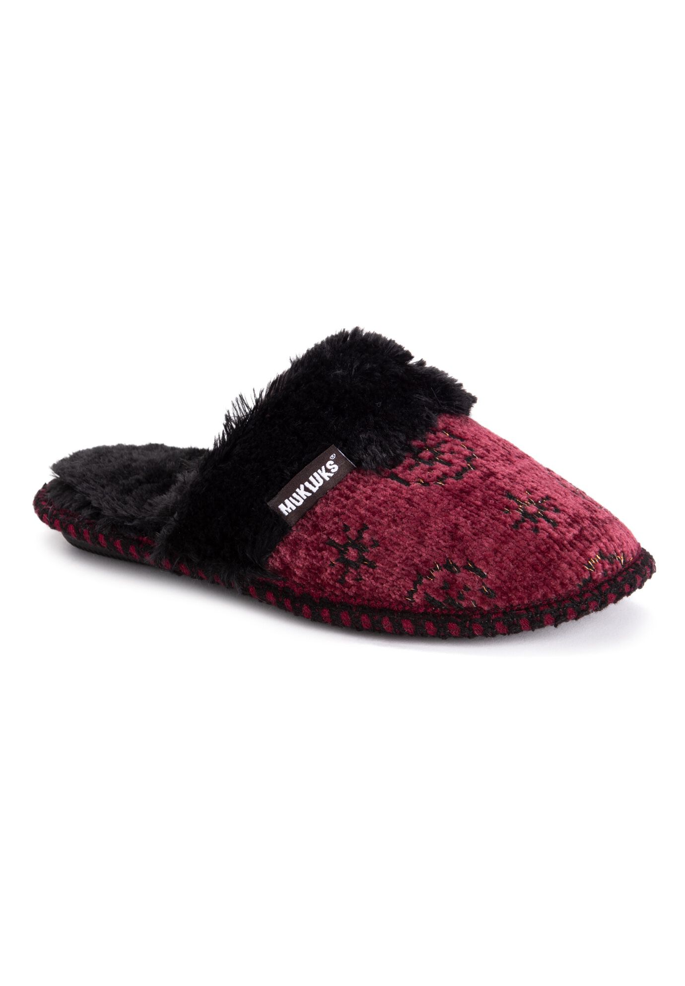 Cindy Scuff Slipper by Muk Luks&reg;, PINK, hi-res image number 0