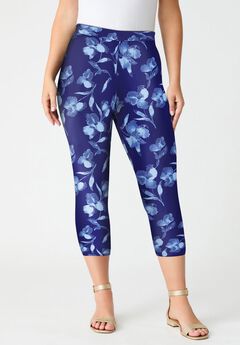 Plus Size Essential Stretch Capri Legging