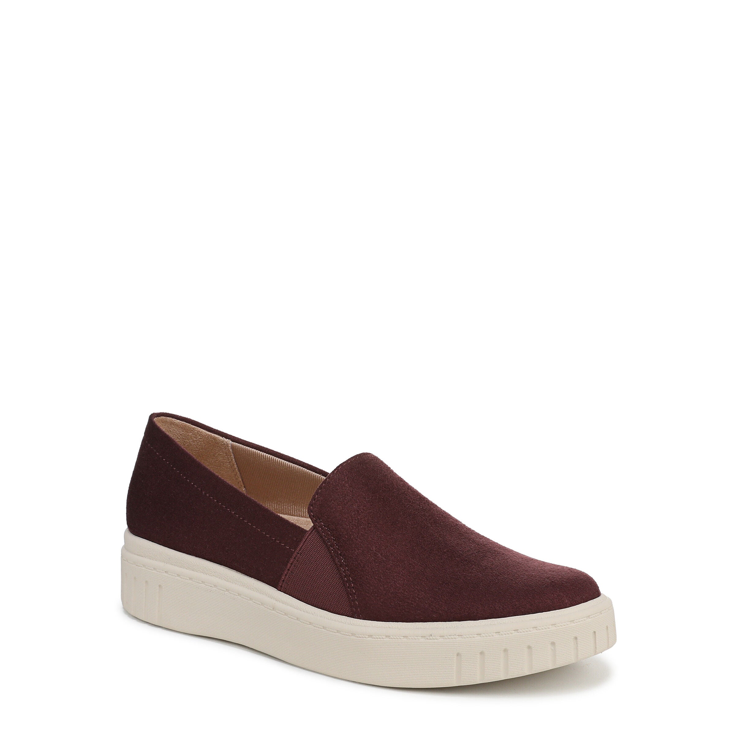 Grandeur Slip-On Flat, BERRY WINE SUEDE, hi-res image number 0