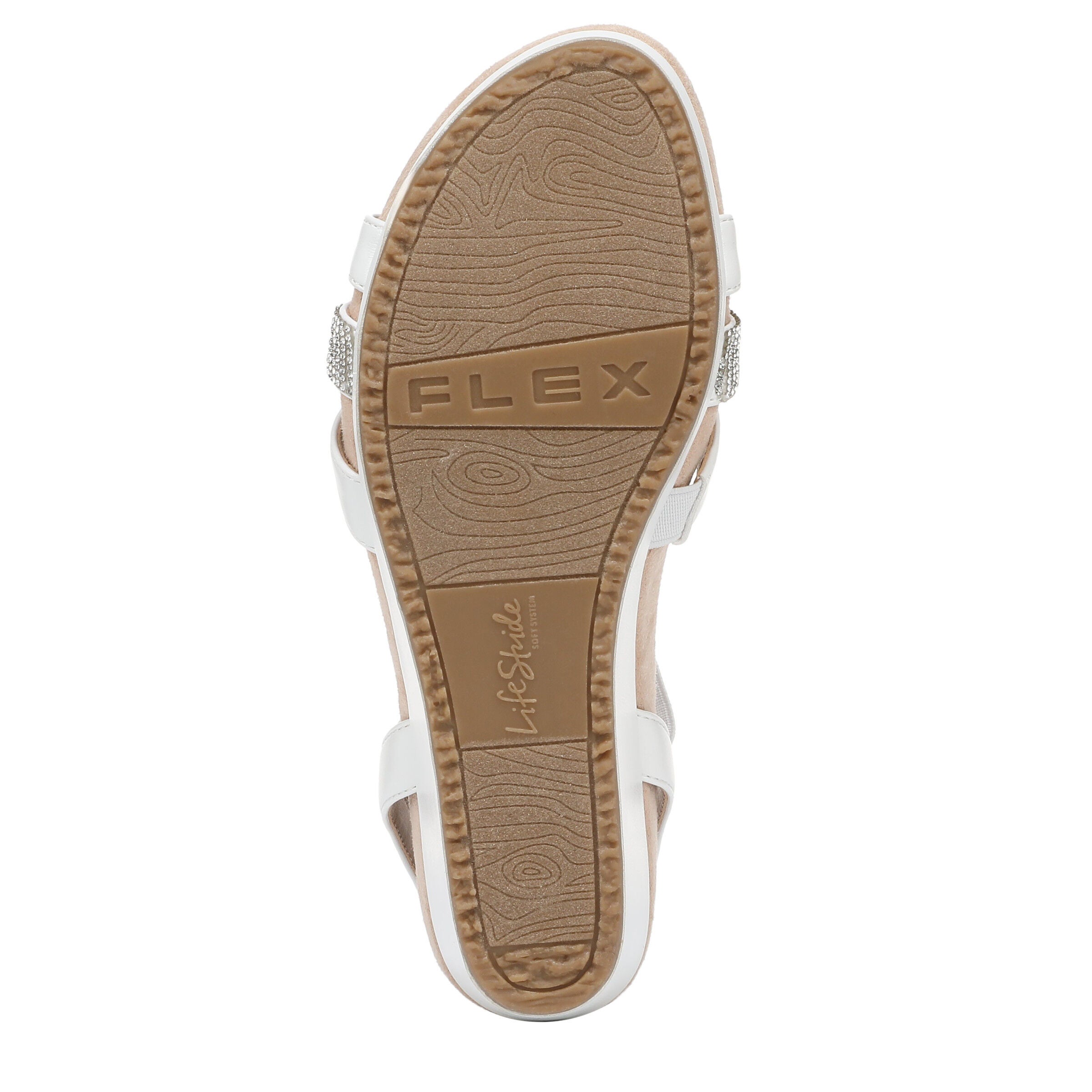 Mimosa Wedge Sandal, WHITE, alternate image number 7