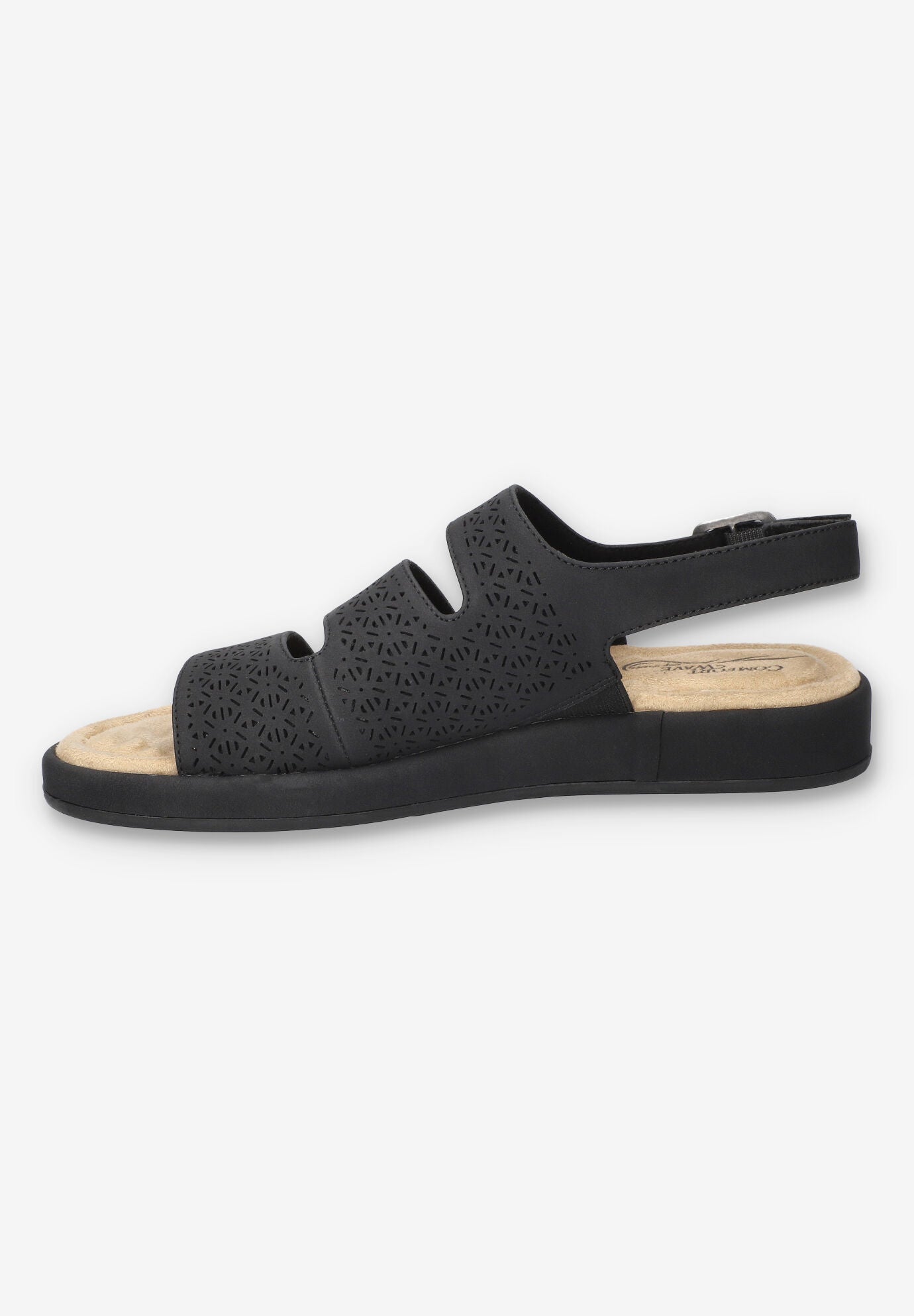 Link Comfort Slingback Sandal, BLACK, alternate image number 4